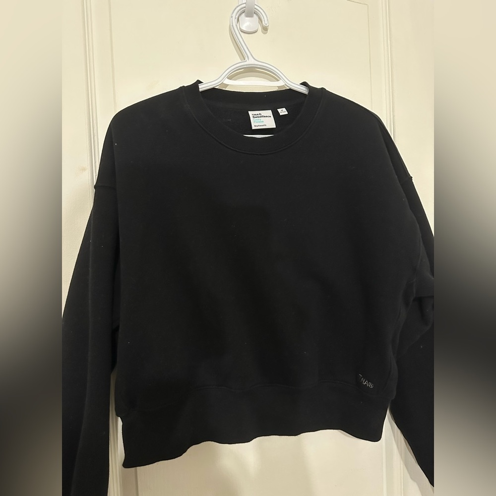 Aritzia TNA Cozy Fleece Boyfriend Boxy Crewneck Sweatshirt